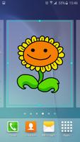 Sunflowers Live Widget captura de pantalla 2