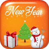 New Year Stickers Photo Editor icône