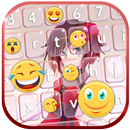 Anime Clavier Thèmes Emoji APK