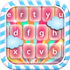 Cute Rainbow Keyboard Themes simgesi