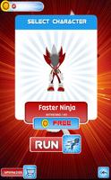 Super Faster Ninja Run Affiche