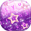 Purple Glitter Keyboard Changer APK