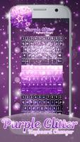 Purple Glitter Keyboard Changer স্ক্রিনশট 1