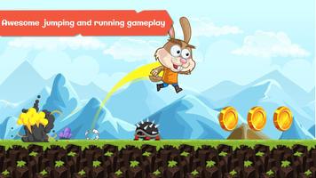 Super Peter Running Rabbit imagem de tela 2