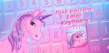Pink Unicorn Emoji Keyboard