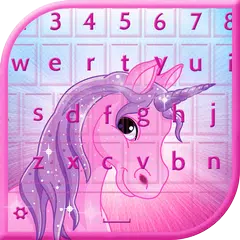 Pink Unicorn Emoji Keyboard APK download