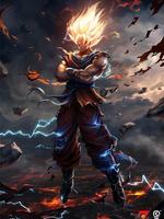 Super Saiyan Wallpaper captura de pantalla 3