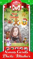 क्रिसमस कार्ड फोटो निर्माता पोस्टर