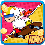 Super Kick Skater Adventure Free icon