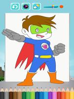 Heroes Coloring Pages for Kids تصوير الشاشة 3