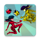 Leps World : Ladybug Cat ikona