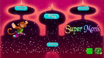 Super Monk - Game plattform arcade poster