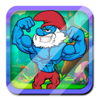 Super Smurf Hero Adventure villages icône
