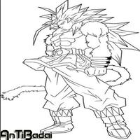 Best Super Skate Goku Sketch Ekran Görüntüsü 3