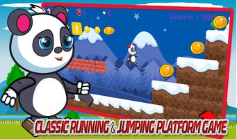 Super Panda run aventure Affiche