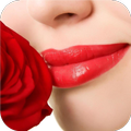 Rose and lips. HD wallpapers