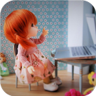 Elegant dolls. Toys wallpapers أيقونة