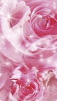 Pink dreams. Flower wallpaper poster