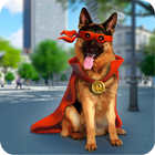 Superhero Dog Battle 3D icône