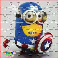 Superheroes Minions Puzzle 截图 1