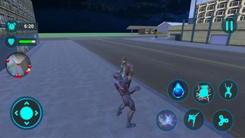 Superhero Captain Robot Flying تصوير الشاشة 1