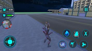 Superhero Captain Robot Flying screenshot 1