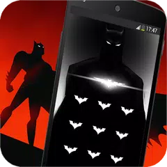 Скачать Bat Superhero Lock Screen APK