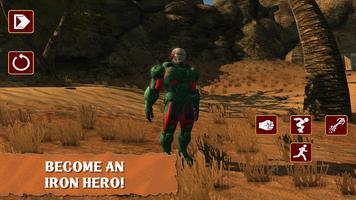 Survival Iron Hero in Desert screenshot 3