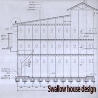 Swallow house design Affiche