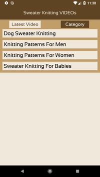 Sweater Knitting VIDEOs screenshot 2