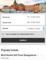 Stockholm Hotel booking Affiche