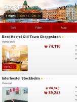 Stockholm Hotel booking capture d'écran 1