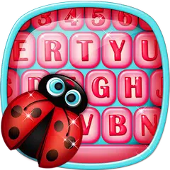 Sweet Keyboard Ladybug Theme
