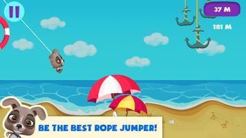 برنامه‌نما Dog Rope Jumper: Swing Game عکس از صفحه