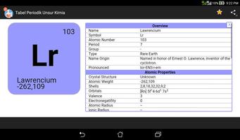 Tabel Periodik Unsur Kimia screenshot 3