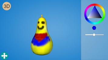 Fruit 3D Coloring 截图 3