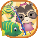 Candy Raccoon: Kids Fishing APK
