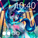 Cute Little Unicorn Princess PIN Lock Security APK