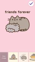 Pusheen Cat ART Wallpaper PIN Password Lock Screen capture d'écran 2