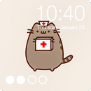 Pusheen Cat Kawaii Cute Wallpaper PIN Lock Screen APK
