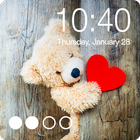 Teddy Bear Gallery Wallpaper Phone PIN Lock Screen icône