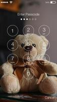 Teddy Bear Gallery Wallpaper Phone PIN Lock Screen capture d'écran 1