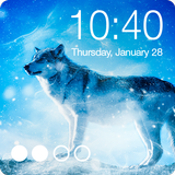 Wolf Lock Screen Wallpaper Security Phone Pattern icône