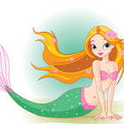 آیکون‌ Fishing the Mermaids Kids Game