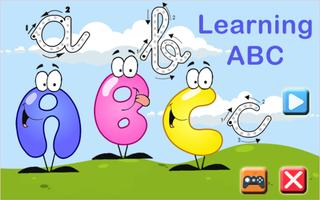 Learning ABC for kids poster