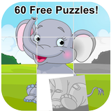 Animal Puzzles for kids free icon
