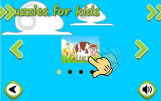 Animais Puzzles para crianças imagem de tela 2