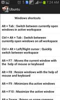 keyboard shortcuts スクリーンショット 3