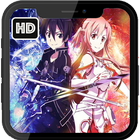 Wallpaper Swords Art Online - Amoled HD 4k fanarts آئیکن