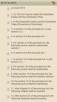 SC ST Act 2015 포스터